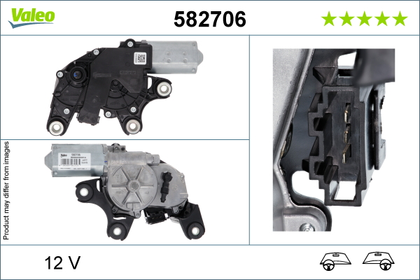 Wiper Motor - 582706 VALEO